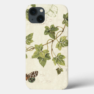 Leaves and a Butterfly iPhone 13 Case