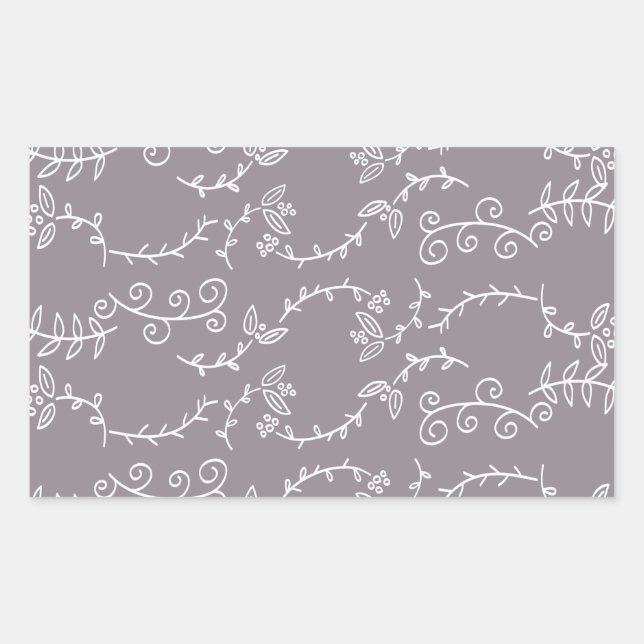 leaves and berries sticker (Front)