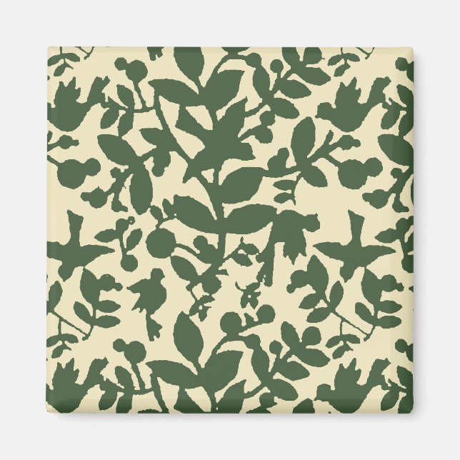Leaves and birds magnet (Front)