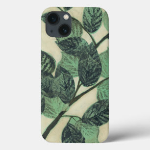 Leaves and Branches on Cream Background iPhone 13 Case