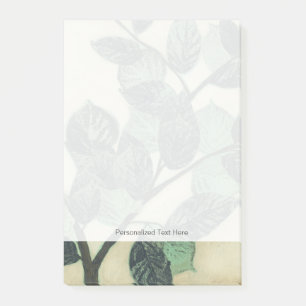 Leaves and Branches on Cream Background Post-it Notes