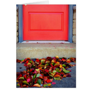 Leaves and Door