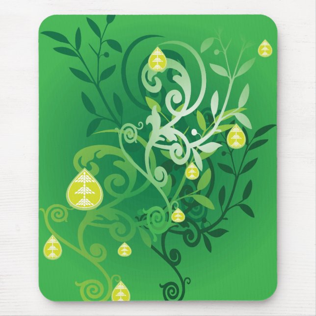leaves and fruit mouse pad (Front)