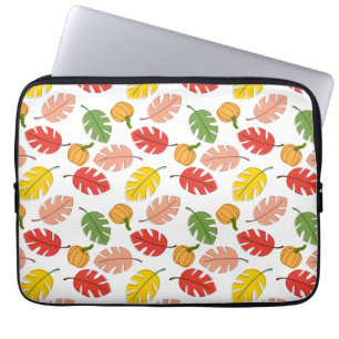 Leaves and Pumpkins Laptop Sleeve