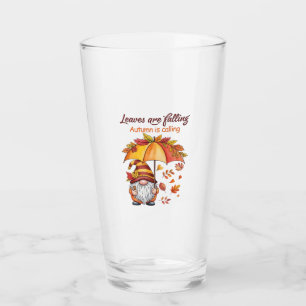 Leaves Are Falling Autumn Calling Classic T-Shirt. Glass