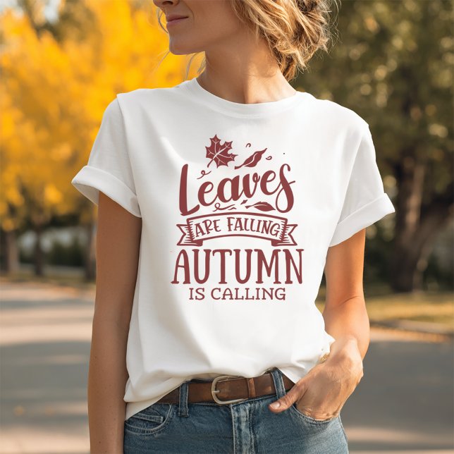 Leaves are Falling Autumn is Falling T-Shirt (Autumn Leaves Shirt)