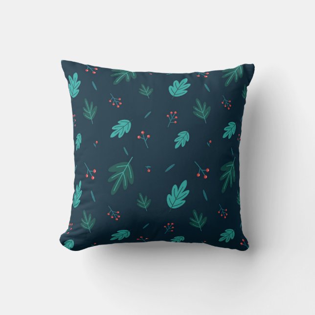 Leaves Art   Throw Pillow (Front)