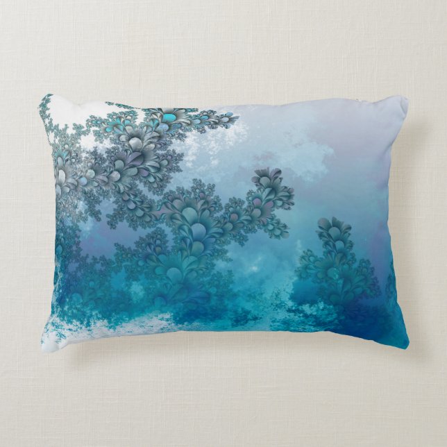 Leaves background leaf template accent pillow (Front)
