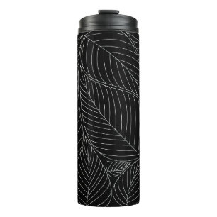 Leaves background pattern. - Illustration, Formal Thermal Tumbler