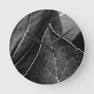 leaves being round clock