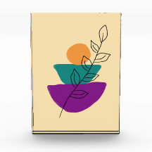 Leaves boho illustration 
