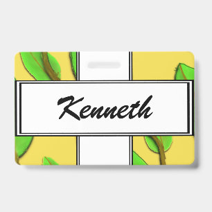 Leaves by Kenneth Yoncich Badge