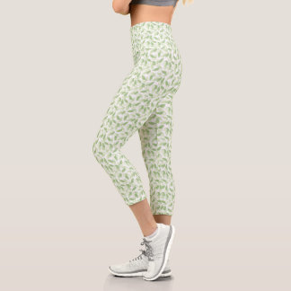 Leaves Capri Leggings