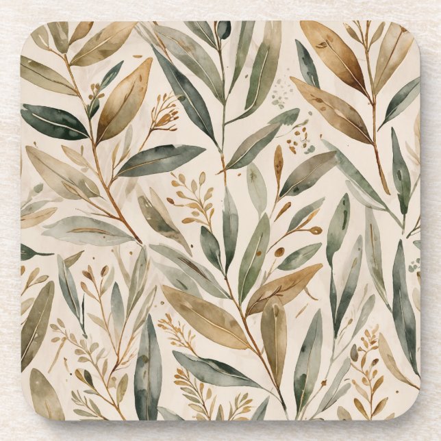 Leaves  coaster (Front)