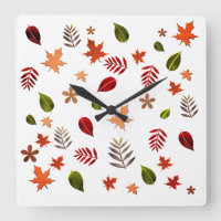 Leaves fall,White background