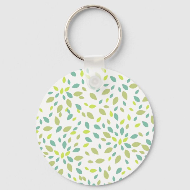 Leaves (Green) Keychain (Front)