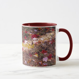 Leaves in Grass Mug