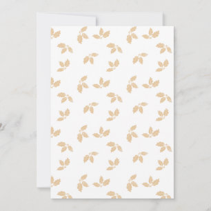 Leaves in Tan Paper