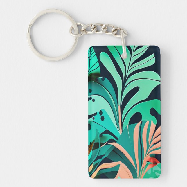 leaves keychain (Front)