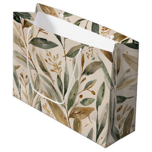 Leaves  large gift bag