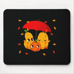 Leaves Lattes Pumpkin Spice Fall Autumn Halloween  Mouse Pad