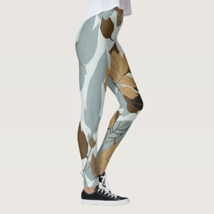 leaves leggings