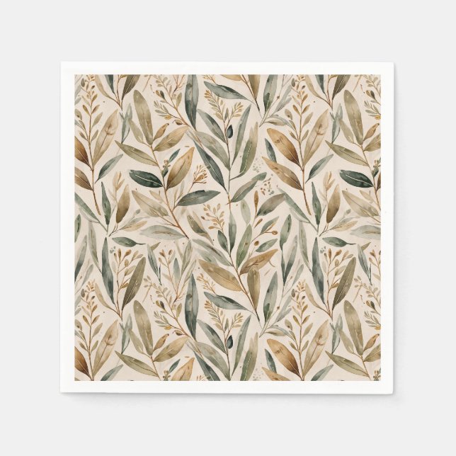 Leaves  napkin (Front)