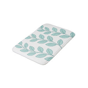 Leaves Nature Shower mat bathroom