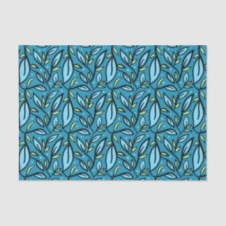 Leaves of Blue Tissue Paper