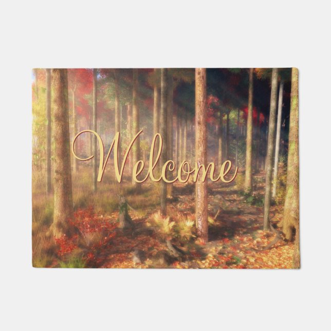 Leaves of Gold Doormat (Front)