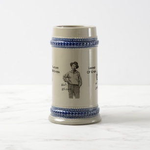 Leaves of Grass. Walt Whitman Beer Stein