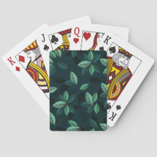 Leaves of Green Playing Cards