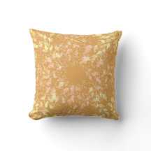 Leaves of Joy Pillow (Gold)
