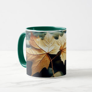 Leaves On The River Mug