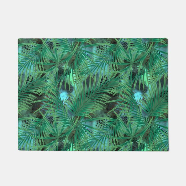 Leaves, palm doormat (Front)