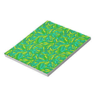 Leaves patchwork notepad