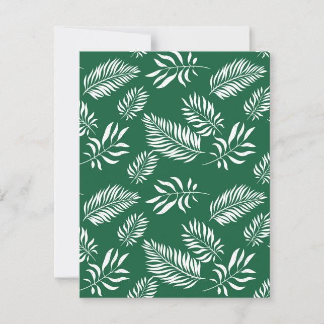Leaves Pattern 12 Card (Front)