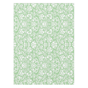 Leaves pattern 14b Lgreen BG Tablecloth