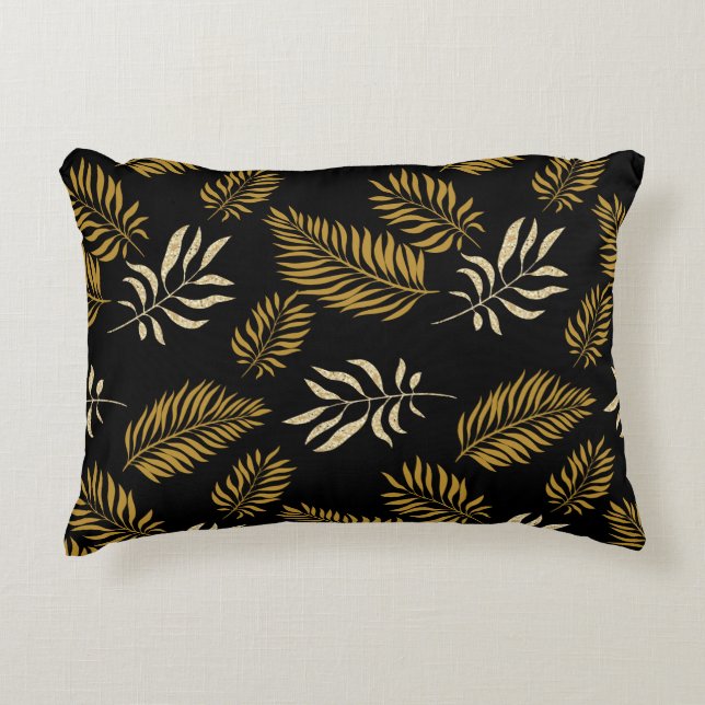 Leaves Pattern 16 Accent Pillow (Front)