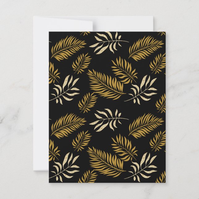 Leaves Pattern 16 Card (Front)