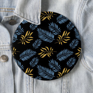 Leaves Pattern 17 6 Inch Round Button
