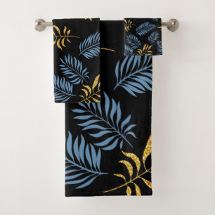 Leaves Pattern 17 Bath Towel Set