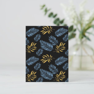 Leaves Pattern 17 Postcard