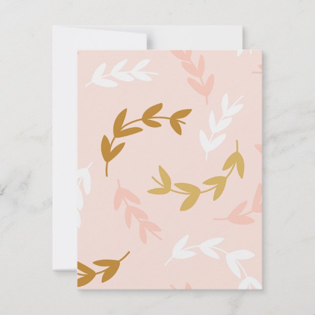 Leaves Pattern 4 Card (Front)