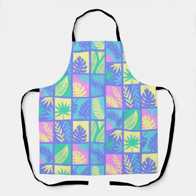 Leaves pattern apron (Front)