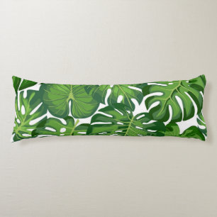 Leaves pattern body pillow