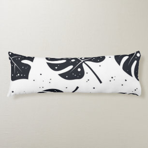 Leaves pattern body pillow