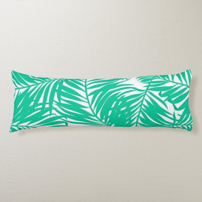 Leaves pattern body pillow (Front)