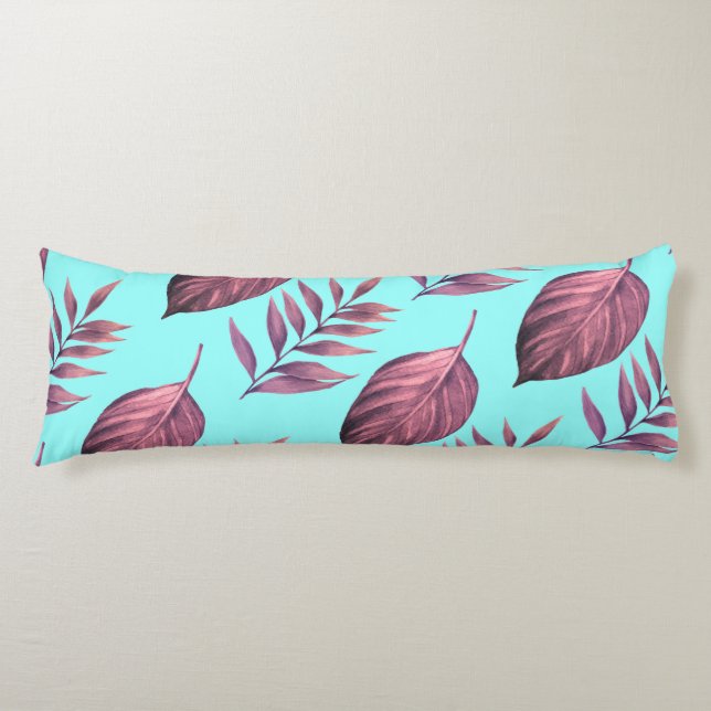 Leaves Pattern Body Pillow (Front)