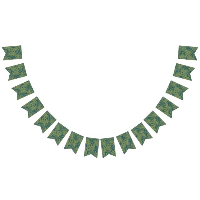 Leaves pattern bunting flags (All)